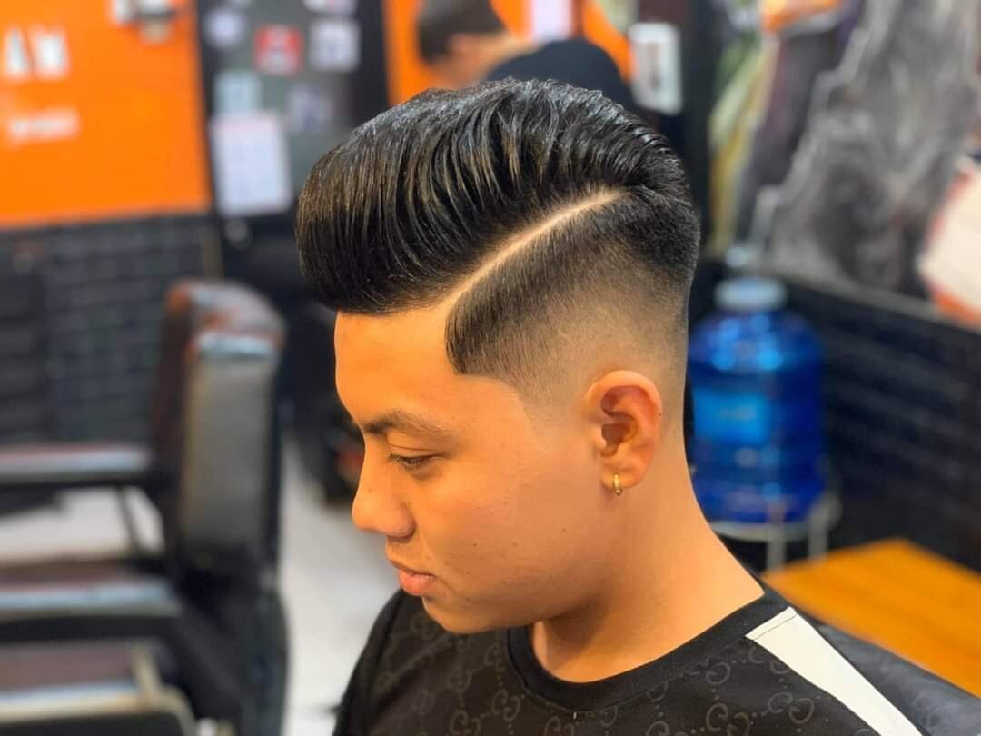 Kiểu Fade Pompadour